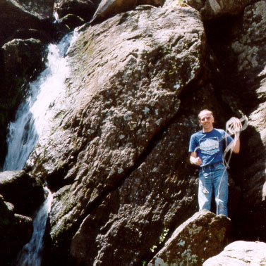 David Ellis at Negro Hill Brook Falls - 2001